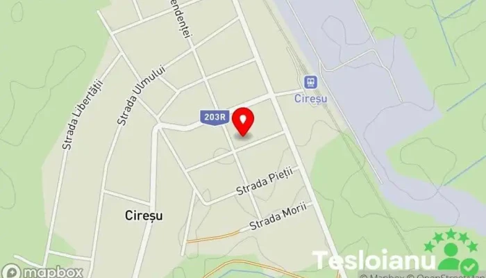 hartă a Cireșu  în Cireșu