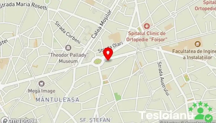 hartă a CISA CENTER Magazin, Servicii de duplicare chei în București