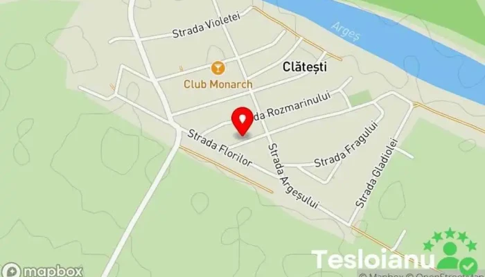 hartă a Clătești  în Clătești
