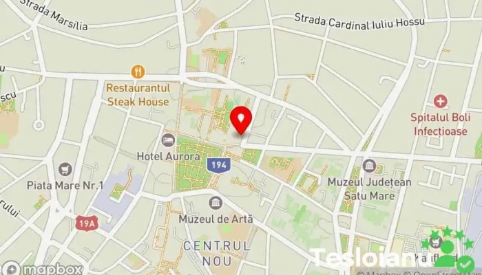 hartă a CLATOS Clătitărie, Restaurant pentru micul dejun în Satu Mare