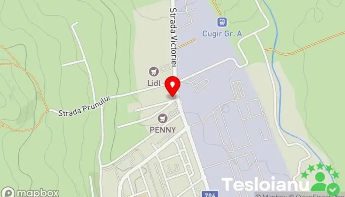 hartă a Claus Spălătorie auto în Cugir