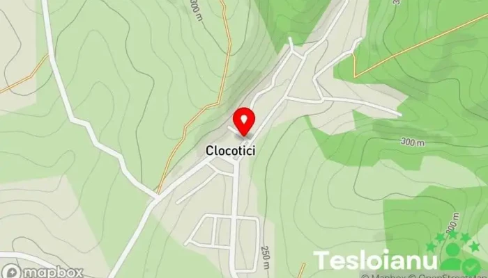 hartă a Clocotici  în Clocotici