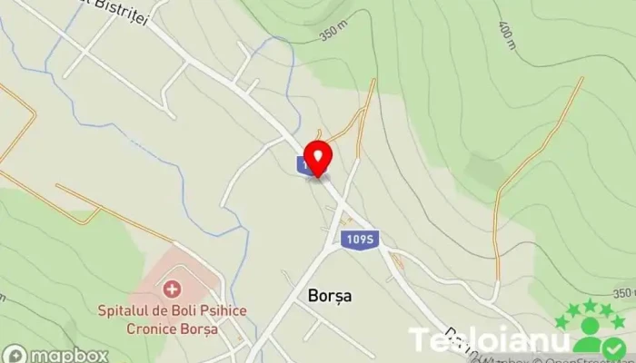 hartă a Cluj Static Borșa Club, Club de noapte în Borșa