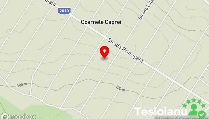 hartă a Coarnele Caprei  în Coarnele Caprei