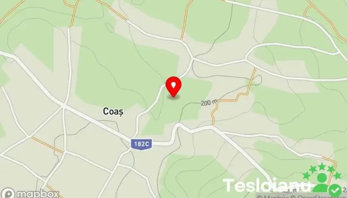 hartă a Coaș  în Coaș