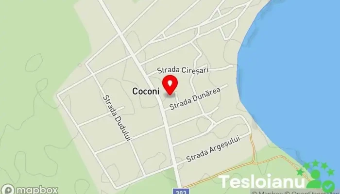 hartă a Coconi  în Coconi