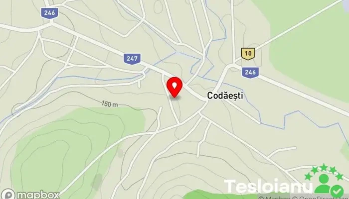 hartă a Codăești  în Codăești