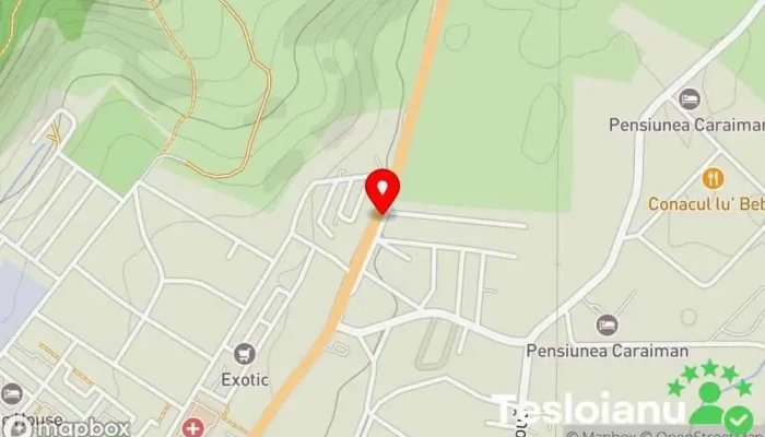 hartă a Codlea Nord Stație de autobuz în Codlea