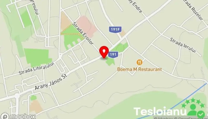 hartă a Colibri Gaming Sală de jocuri video în Marghita