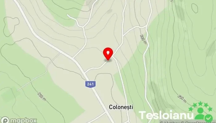 hartă a Colonești  în Colonești