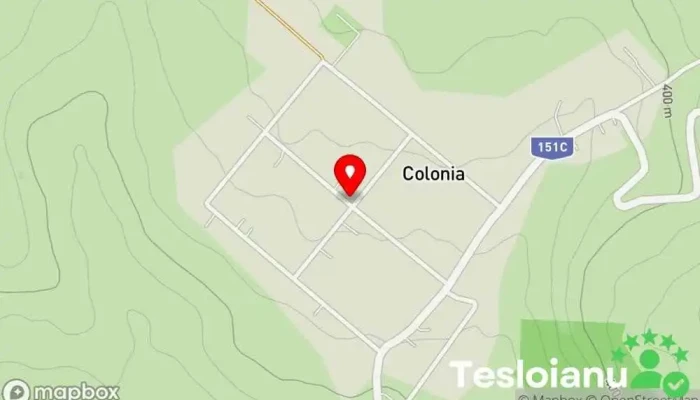 hartă a Colonia  în Colonia
