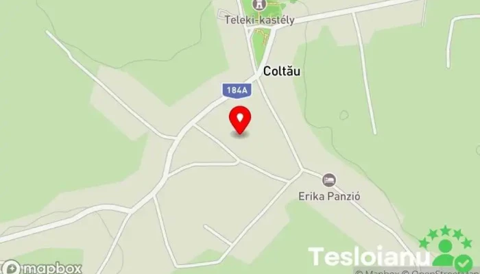 hartă a Coltău  în Coltău