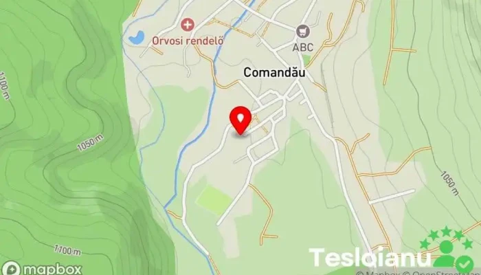 hartă a Comandău  în Comandău