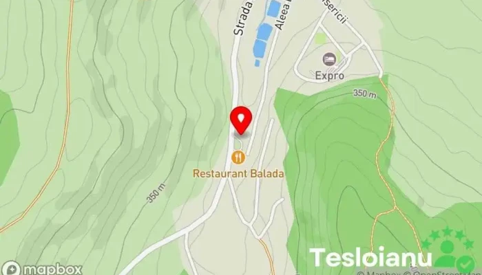hartă a Complex Balnear Dobsi Hotel în Bazna
