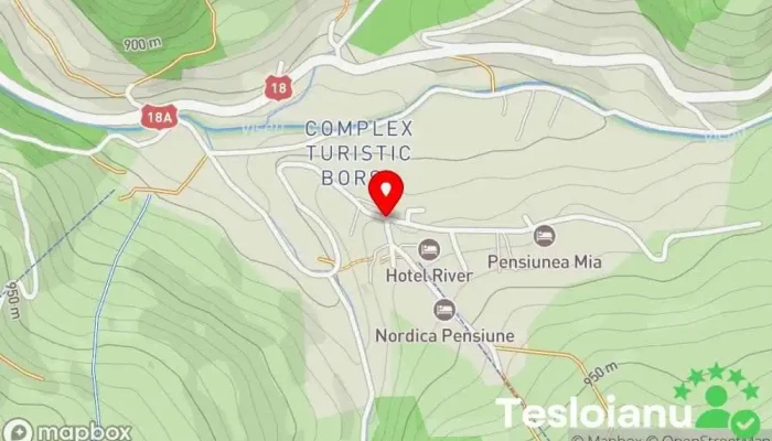 hartă a Complex Borșa Atracție turistică în Borșa