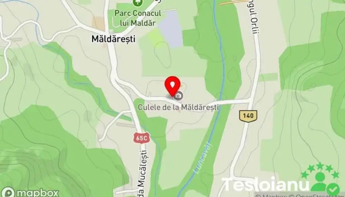 hartă a Complexul Muzeal Măldărești Muzeu în Măldăreşti