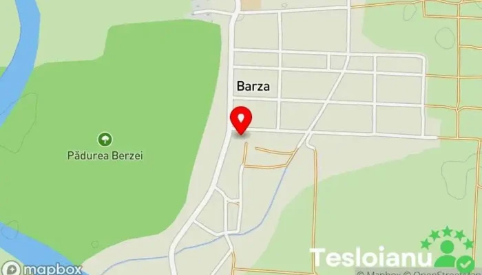 hartă a Comuna Bârza  în Comuna Bârza