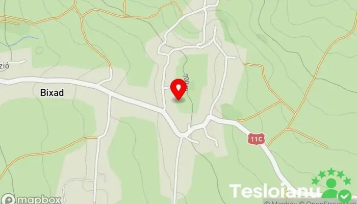 hartă a Comuna Bixad  în 