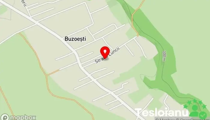 hartă a Comuna Buzoești  în Comuna Buzoești