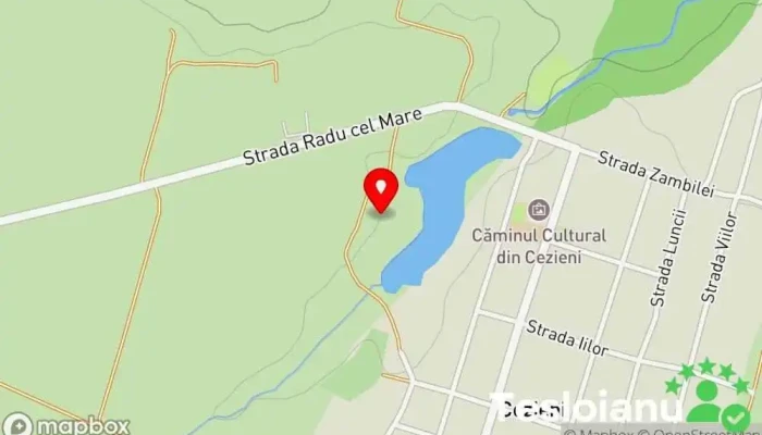 hartă a Comuna Cezieni  în 