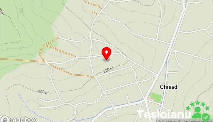 hartă a Comuna Chieșd  în Comuna Chieșd