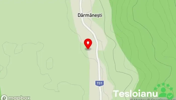 hartă a Comuna Dârmănești  în 