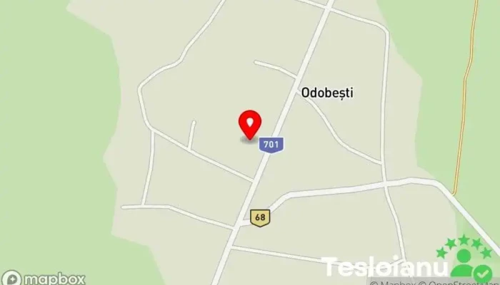 hartă a Comuna Odobești  în Comuna Odobești
