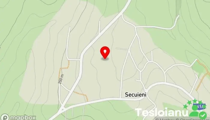 hartă a Comuna Secuieni  în 