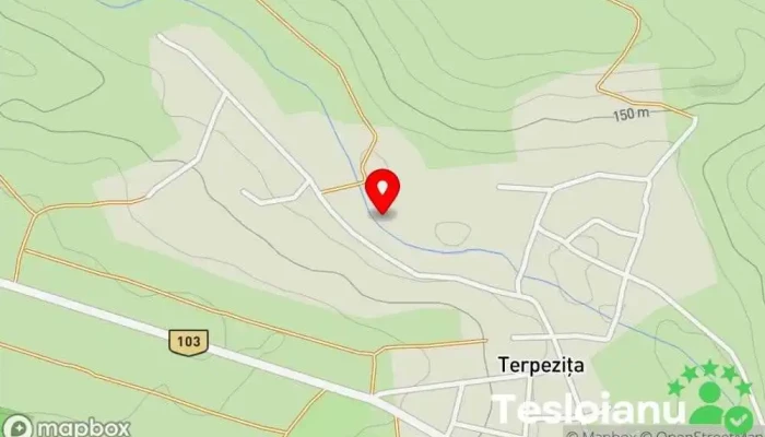 hartă a Comuna Terpezița  în 