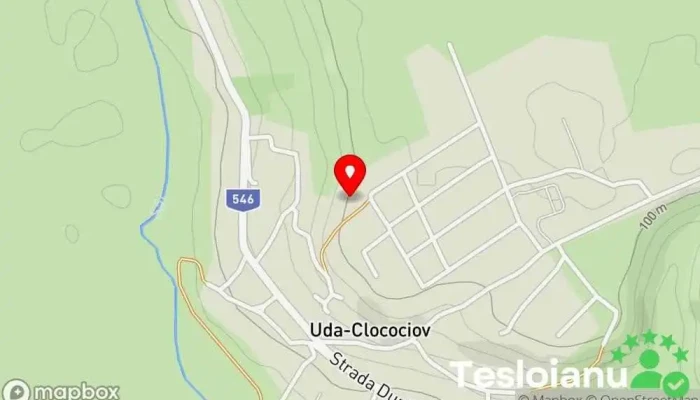 hartă a Comună Uda-clocociov  în 