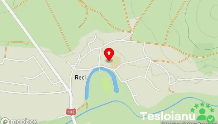 hartă a Conacul Antos Castel în Reci