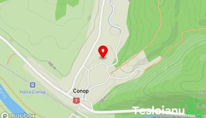 hartă a Conop  în Conop