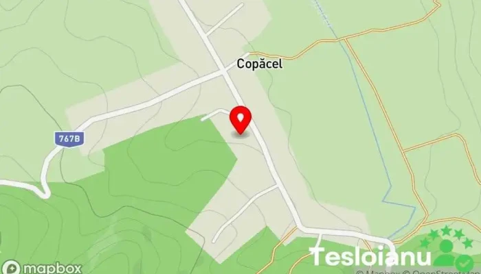 hartă a Copăcel  în Copăcel