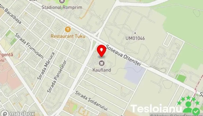hartă a Copiere Chei Kaufland Aparatorii Patriei Servicii de duplicare chei în București