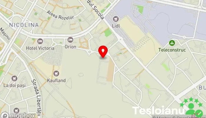 hartă a Copiere Chei Kaufland Nicolina Iasi Servicii de duplicare chei în Iași