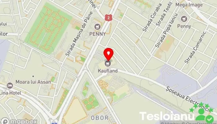 hartă a Copiere Chei Kaufland Obor Lăcătuș în București