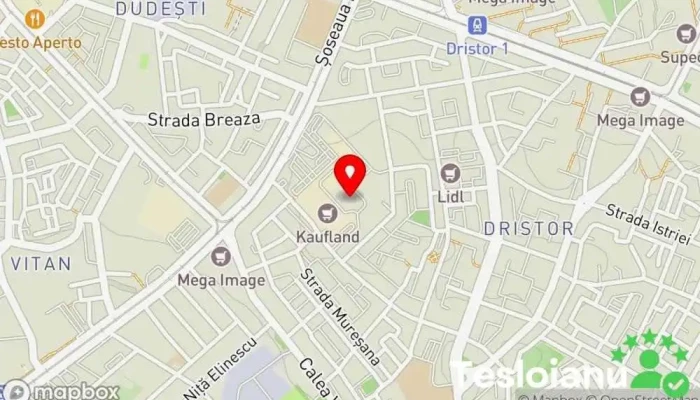hartă a Copiere Chei Kaufland Racari Servicii de duplicare chei în București