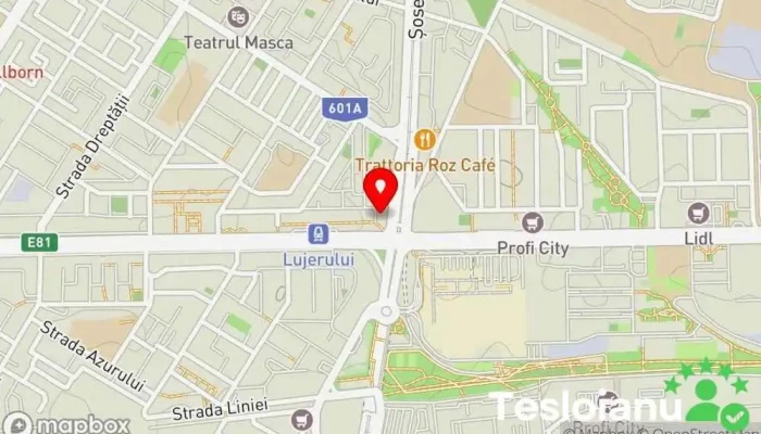 hartă a Copiere Chei Lujerului (TDA KEYSHOP) Servicii de duplicare chei în București