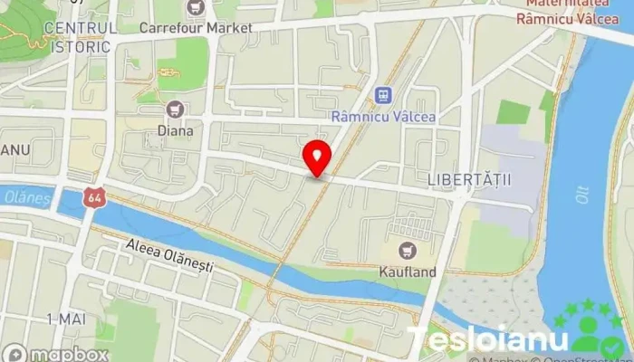 hartă a Copiere Chei Valcea Libertatii Servicii de duplicare chei în Râmnicu Vâlcea