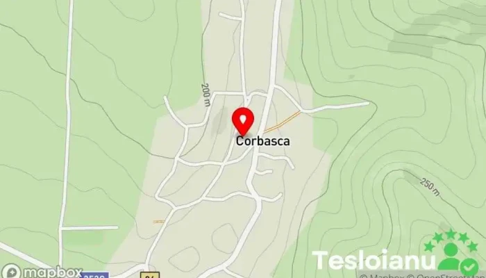 hartă a Corbasca  în Corbasca