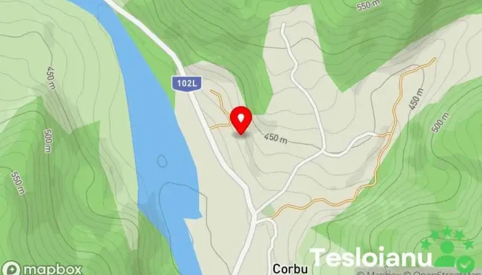 hartă a Corbu  în Corbu