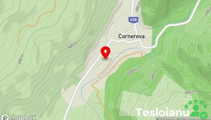 hartă a Cornereva  în Cornereva