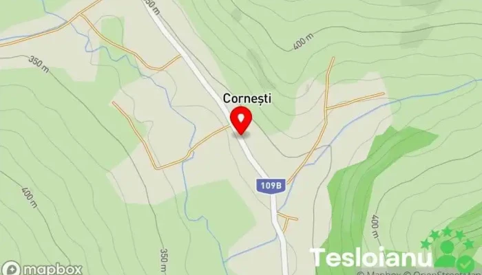 hartă a Corneşti  în Corneşti
