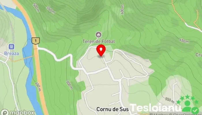 hartă a Cornu de Sus  în Cornu de Sus