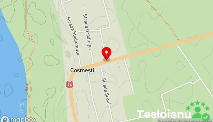 hartă a Cosmeşti  în Cosmeşti