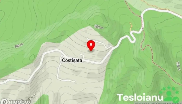 hartă a Costișata  în Costișata
