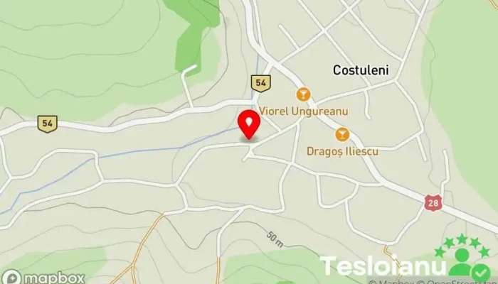 hartă a Costuleni  în Costuleni