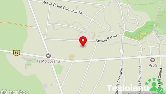 hartă a Coteana  în Coteana