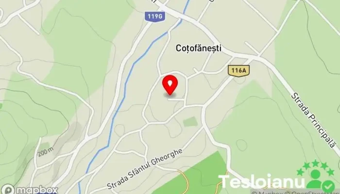 hartă a Coțofănești  în Coțofănești