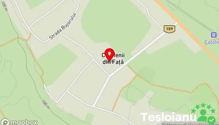 hartă a Coţofenii din Faţă  în Coţofenii din Faţă